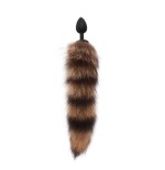 Plug anal con cola de pelo foxy anal tail plug