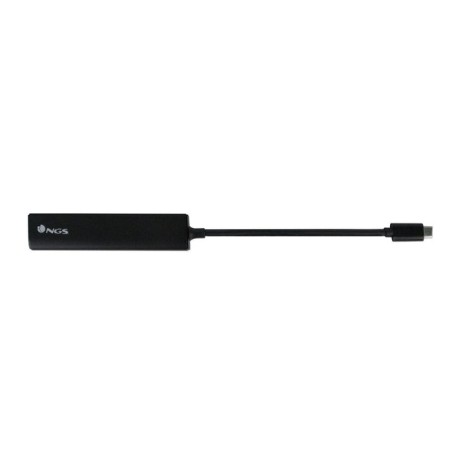 Hub ngs wonderhub4 usb 2.0 type-c 480 mbit/s negro