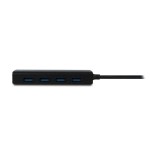 Hub ngs wonderhub4 usb 2.0 type-c 480 mbit/s negro