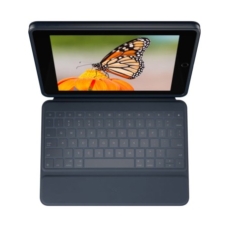 Logitech rugged combo 3 caja de teclado y folio apple smart connector reino unido azul clásico