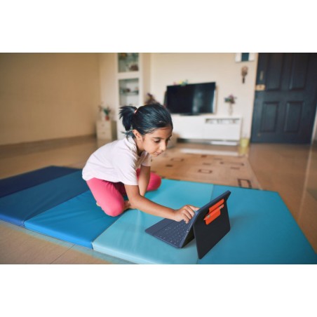 Logitech rugged combo 3 caja de teclado y folio apple smart connector reino unido azul clásico