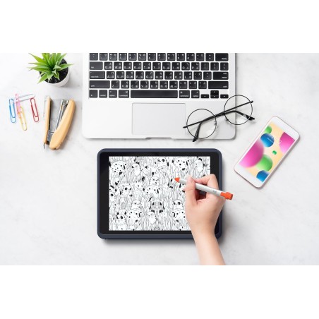 Logitech rugged combo 3 caja de teclado y folio apple smart connector reino unido azul clásico