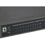 Levelone switch 24x ge gep-2651      2xgsfp     370w 24xpoe+