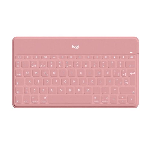 Teclado compacto inalámbrico por bluetooth logitech keys-to-go para iphone rosa