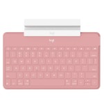 Teclado compacto inalámbrico por bluetooth logitech keys-to-go para iphone rosa
