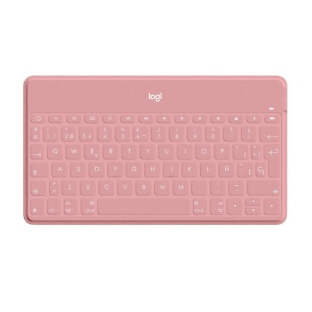 Teclado compacto inalámbrico por bluetooth logitech keys-to-go para iphone rosa