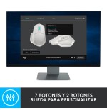 Ratón inalámbrico por bluetooth logitech mx master 2s batería recargable hasta 4000 dpi