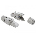 Delock rj45 macho cat.6a stp sin herramientas