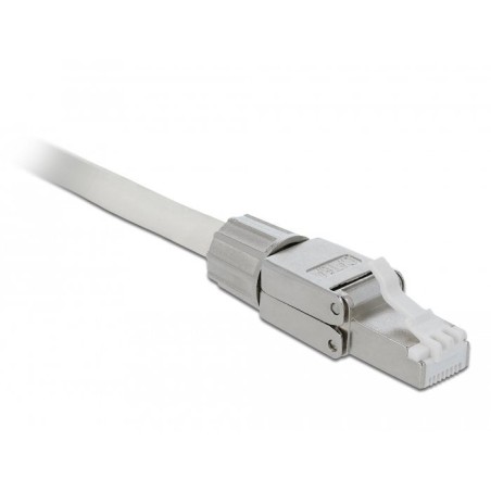 Delock rj45 macho cat.6a stp sin herramientas