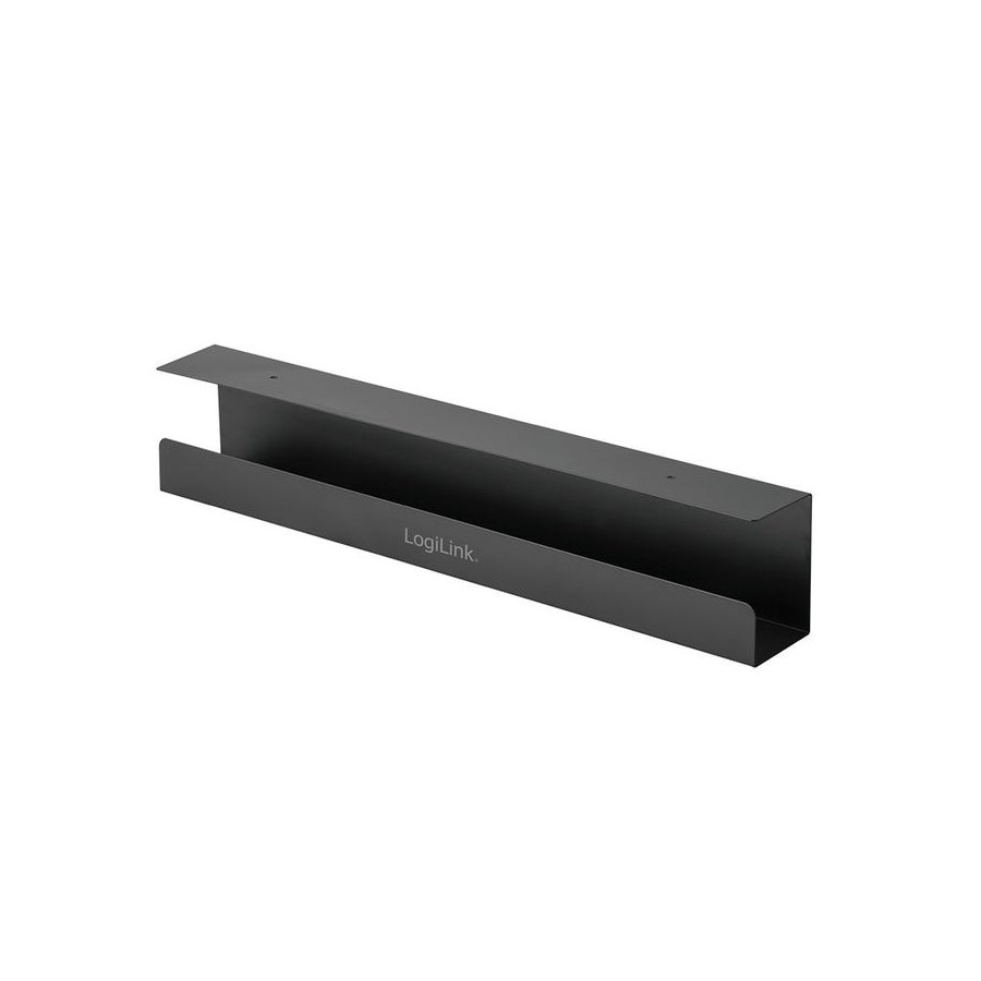 Logilink kab0070 organizador de cables bandeja de cables escritorio negro 1 pieza(s)