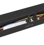 Logilink kab0070 organizador de cables bandeja de cables escritorio negro 1 pieza(s)