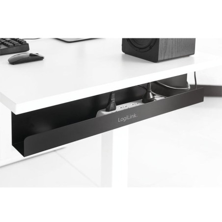 Logilink kab0070 organizador de cables bandeja de cables escritorio negro 1 pieza(s)