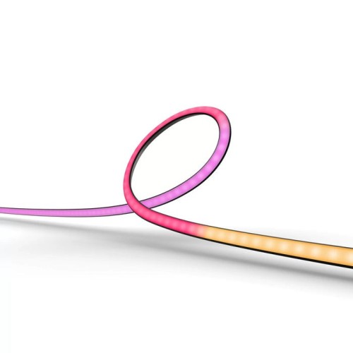Tira led inteligente para tv philips hue play gradient lightstrip 65'' precisa philips hue bridge y hue sync