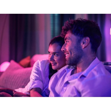 Tira led inteligente para tv philips hue play gradient lightstrip 65'' precisa philips hue bridge y hue sync
