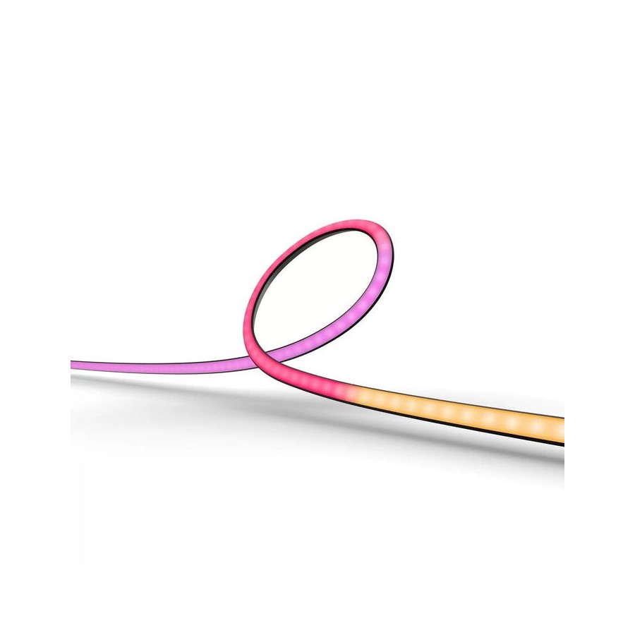 Tira led inteligente para tv philips hue play gradient lightstrip 75'' precisa philips hue bridge y hue sync