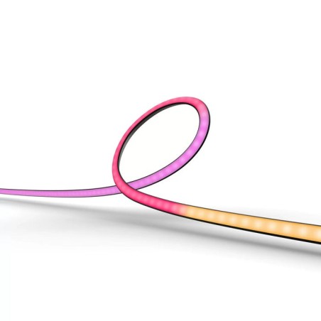 Tira led inteligente para tv philips hue play gradient lightstrip 75'' precisa philips hue bridge y hue sync