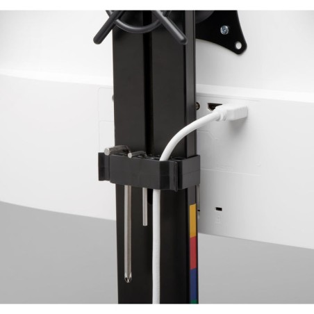 Soporte kensington smartfit space-saving dual 2 monitores negro