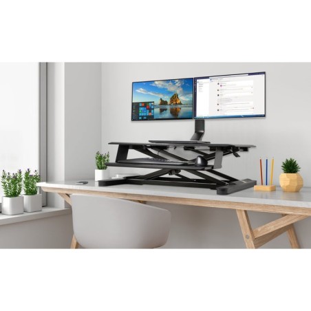 Soporte kensington smartfit space-saving dual 2 monitores negro