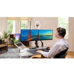 Soporte kensington smartfit space-saving dual 2 monitores negro