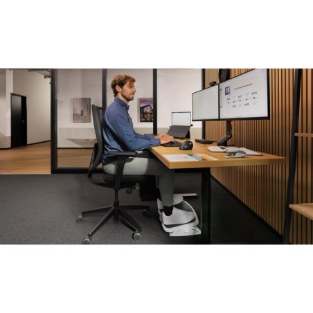 Soporte kensington smartfit space-saving dual 2 monitores negro