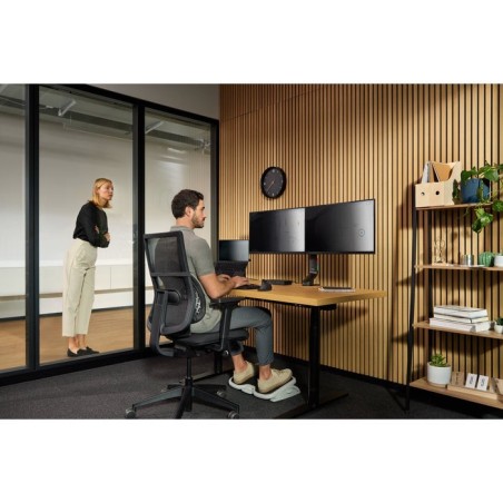 Soporte kensington smartfit space-saving dual 2 monitores negro
