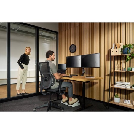 Soporte kensington smartfit space-saving dual 2 monitores negro