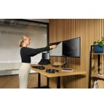 Soporte kensington smartfit space-saving dual 2 monitores negro
