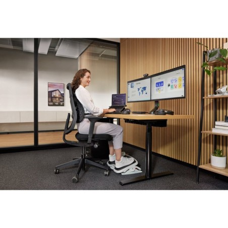 Soporte kensington smartfit space-saving dual 2 monitores negro