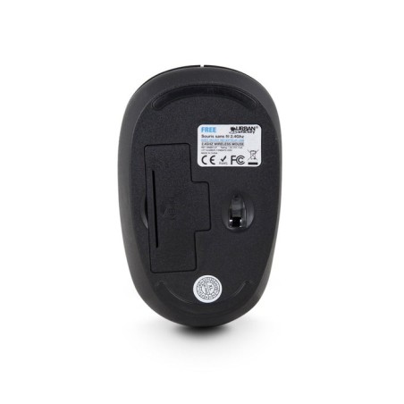 Urban factory free ratón ambidextro rf inalámbrico óptico 1000 dpi
