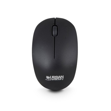 Urban factory free ratón ambidextro rf inalámbrico óptico 1000 dpi