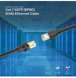 Unitek cable de red ethernet cat.7 sstp - 3m c1811ebk