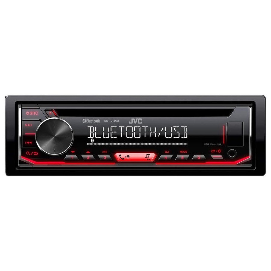 Radio para coche jvc cd/usb/aux/android kd-t702bt