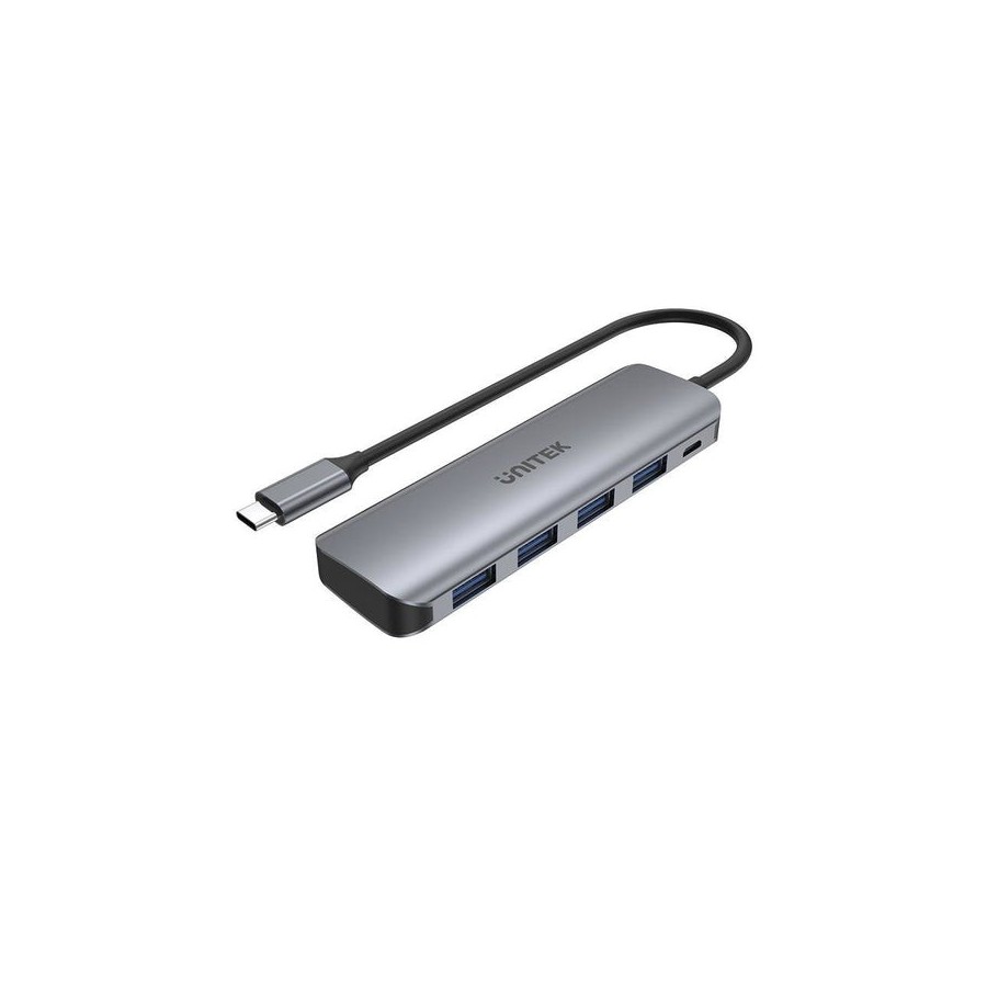 Unitek hub usb-c 4xusb 3.1 gen1, microusb, h1107a