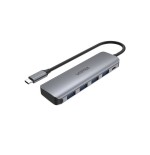 Unitek hub usb-c 4xusb 3.1 gen1, microusb, h1107a