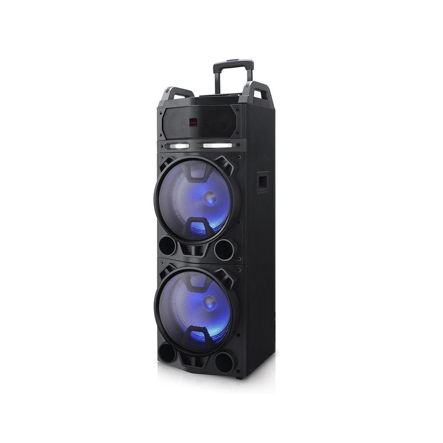 Karaoke portatil aiwa kbtus-900 negro 100w rms/bluetooth/usb/m-sd/aux in/2xmicrofono/led kbtus-900