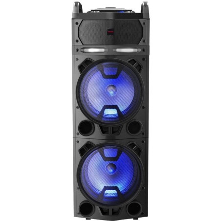 Karaoke portatil aiwa kbtus-900 negro 100w rms/bluetooth/usb/m-sd/aux in/2xmicrofono/led kbtus-900