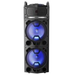Karaoke portatil aiwa kbtus-900 negro 100w rms/bluetooth/usb/m-sd/aux in/2xmicrofono/led kbtus-900