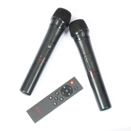 Karaoke portatil aiwa kbtus-900 negro 100w rms/bluetooth/usb/m-sd/aux in/2xmicrofono/led kbtus-900