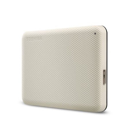 Disco externo hdd toshiba canvio advance 2.5 1tb light beige