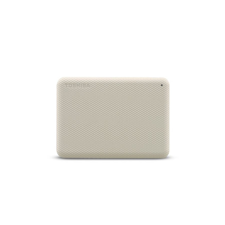 Disco externo hdd toshiba canvio advance 2.5 2tb light beige