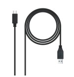 Nanocable cable usb-c 3.1 gen 2 10gbps macho a usb-a macho 0.50m