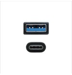 Nanocable cable usb-c 3.1 gen 2 10gbps macho a usb-a macho 0.50m