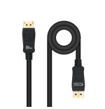 Nanocable cable displayport 1.4 macho a displayport 1.4 macho 2m - certificado vesa - negro