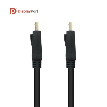 Nanocable cable displayport 1.4 macho a displayport 1.4 macho 2m - certificado vesa - negro