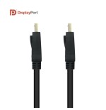 Nanocable cable displayport 1.4 macho a displayport 1.4 macho 2m - certificado vesa - negro