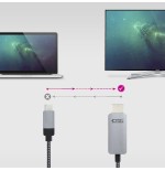 Nanocable cable conversor usb-c macho a hdmi macho 1.80m - negro/plata