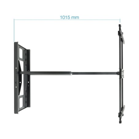 Tooq soporte de pared con brazo articulado para tv de 43"-80" - gran angular - giratorio e inclinable - peso max 50kg -