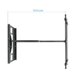 Tooq soporte de pared con brazo articulado para tv de 43"-80" - gran angular - giratorio e inclinable - peso max 50kg -
