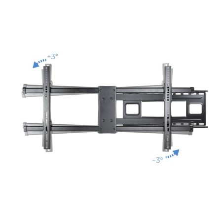 Tooq soporte de pared con brazo articulado para tv de 43"-80" - gran angular - giratorio e inclinable - peso max 50kg -