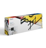 Tooq soporte de pared con brazo articulado para tv de 43"-80" - gran angular - giratorio e inclinable - peso max 50kg -